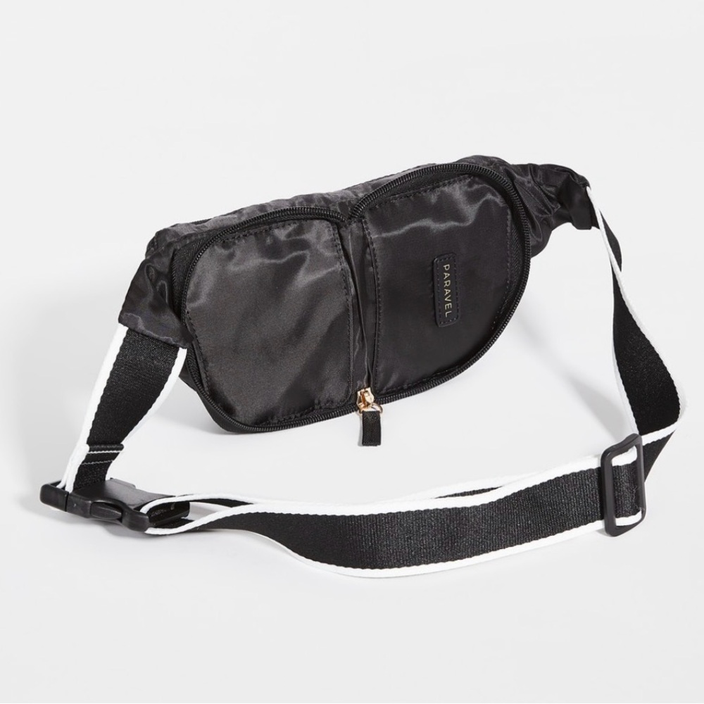 Paravel Black and White Belt Bag - Picture 3 of 10